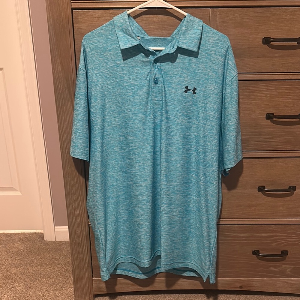 Under Armour Men's Blue Polo Shirt